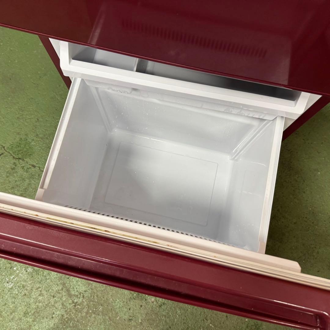 275 冷蔵庫　ワインレッドカラー　洗濯機　小型　一人暮らしセット　極美品