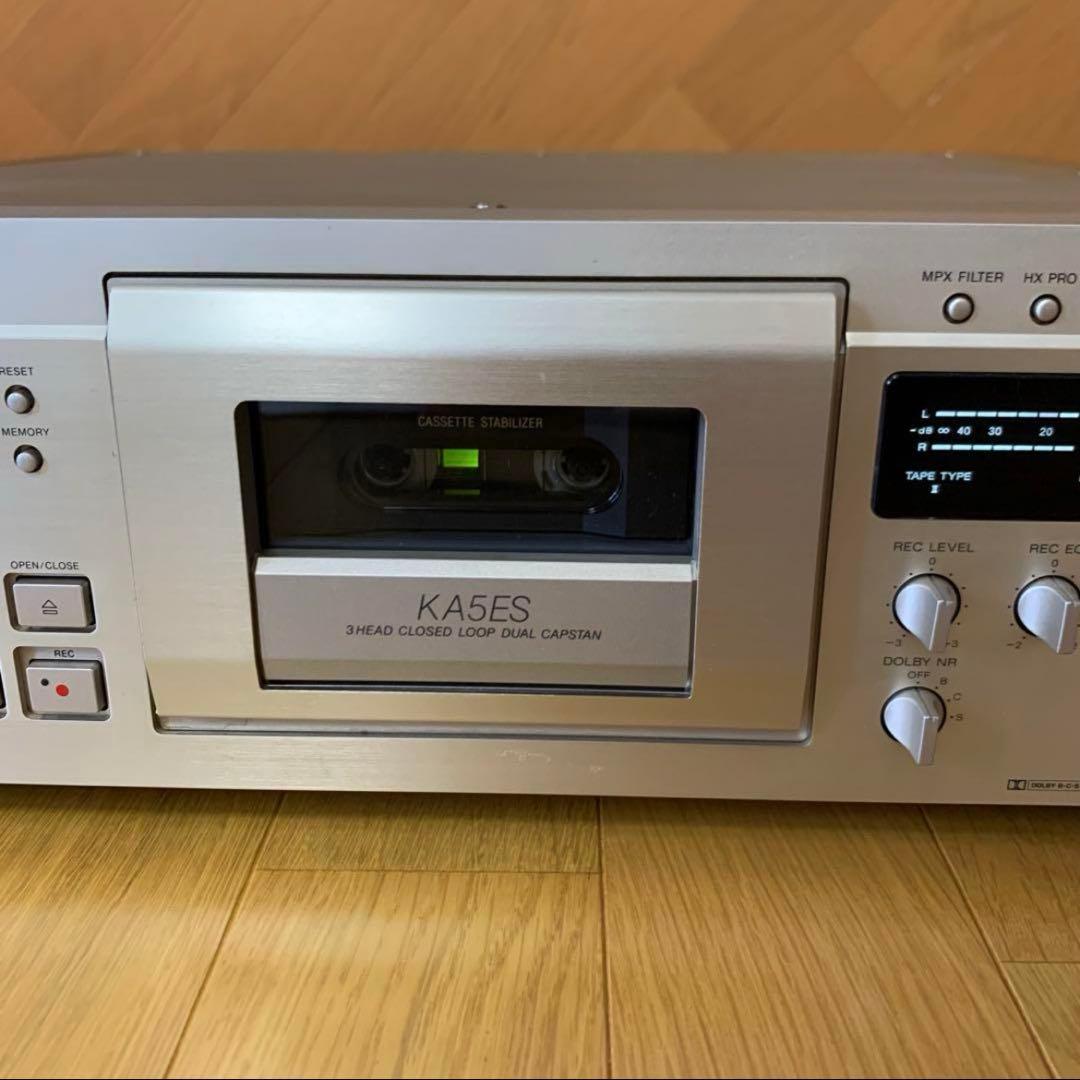 【美品】SONY TC-KA5ES ソニー カセットデッキ リモコン・説明書付き