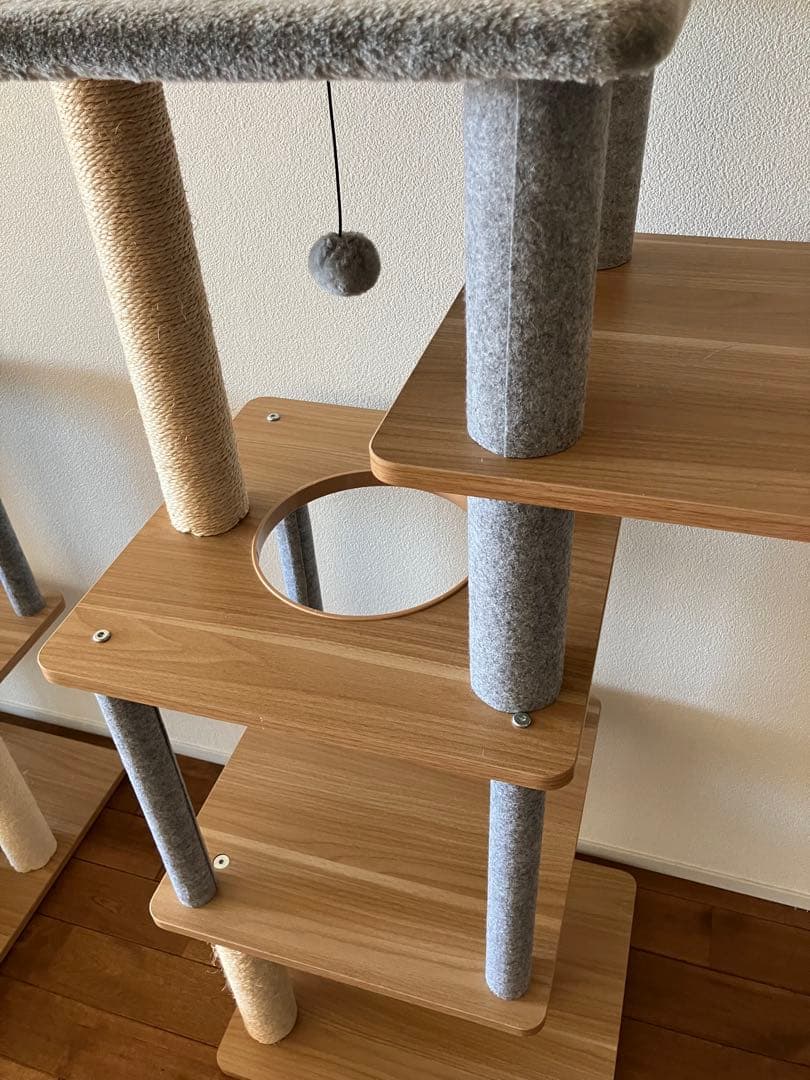 キャットタワー　２点　据え置き　爪とぎ　キャットハウス