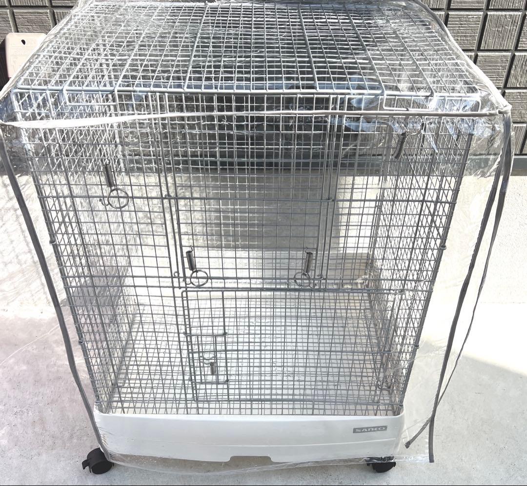 三晃商会　イージーホーム 60 ハイ　ホワイト キャスター　保温カバーつき