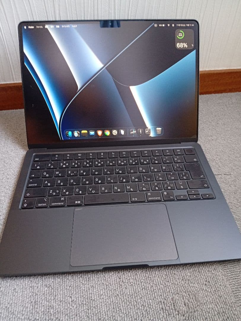 【美品】Apple MacBook2022 ミッドナイト 本体