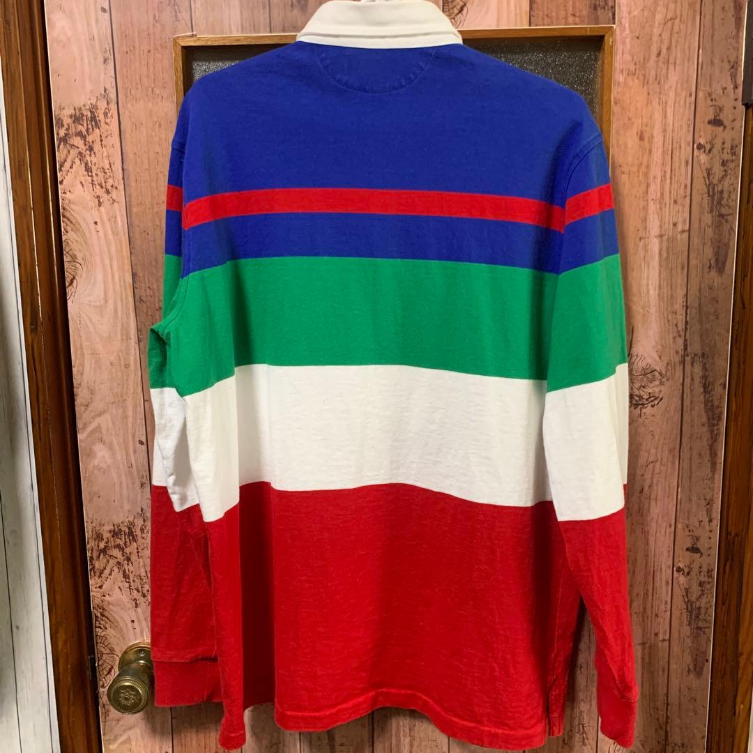 POLO RALPH LAUREN ポロラルフローレン L クロスフラッグ 刺繍