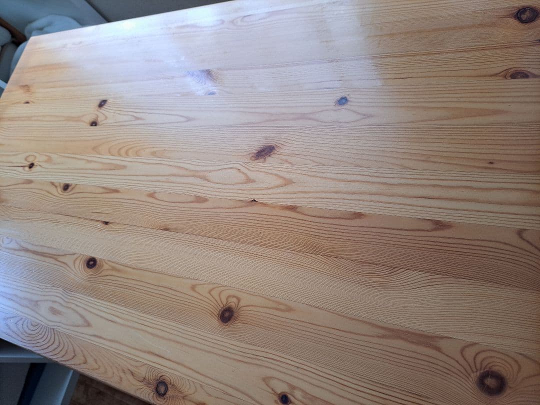 無印良品　学習机　パイン材　廃盤品