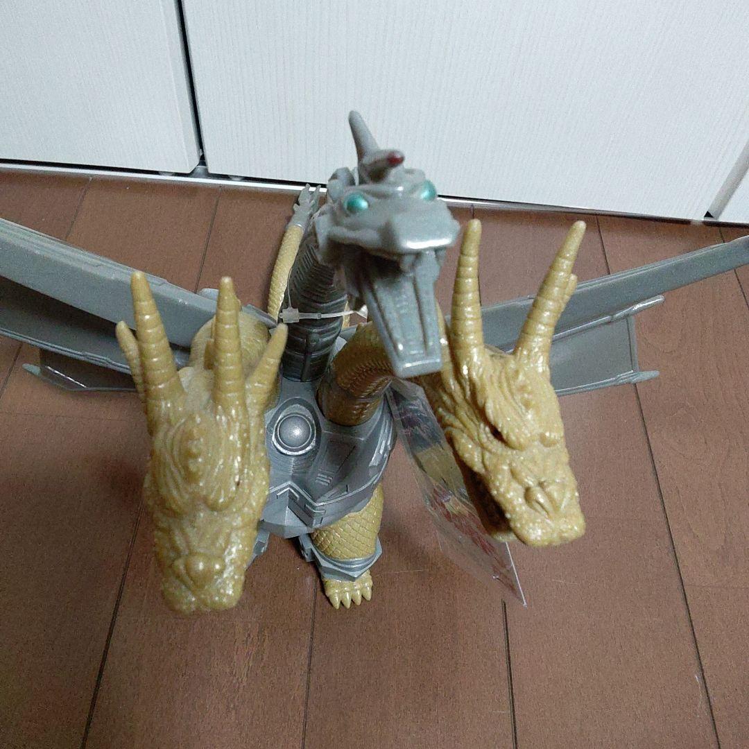 メカキングギドラ 1991 ビッグソフビ 旧ムービーモンスターシリーズ タグ付き