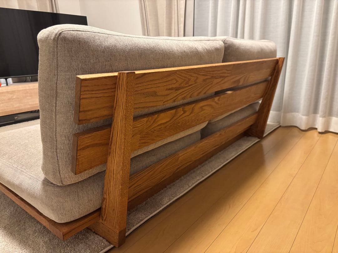 モモナチュラル CLOUD LOW SOFA 2P クラウドローソファ