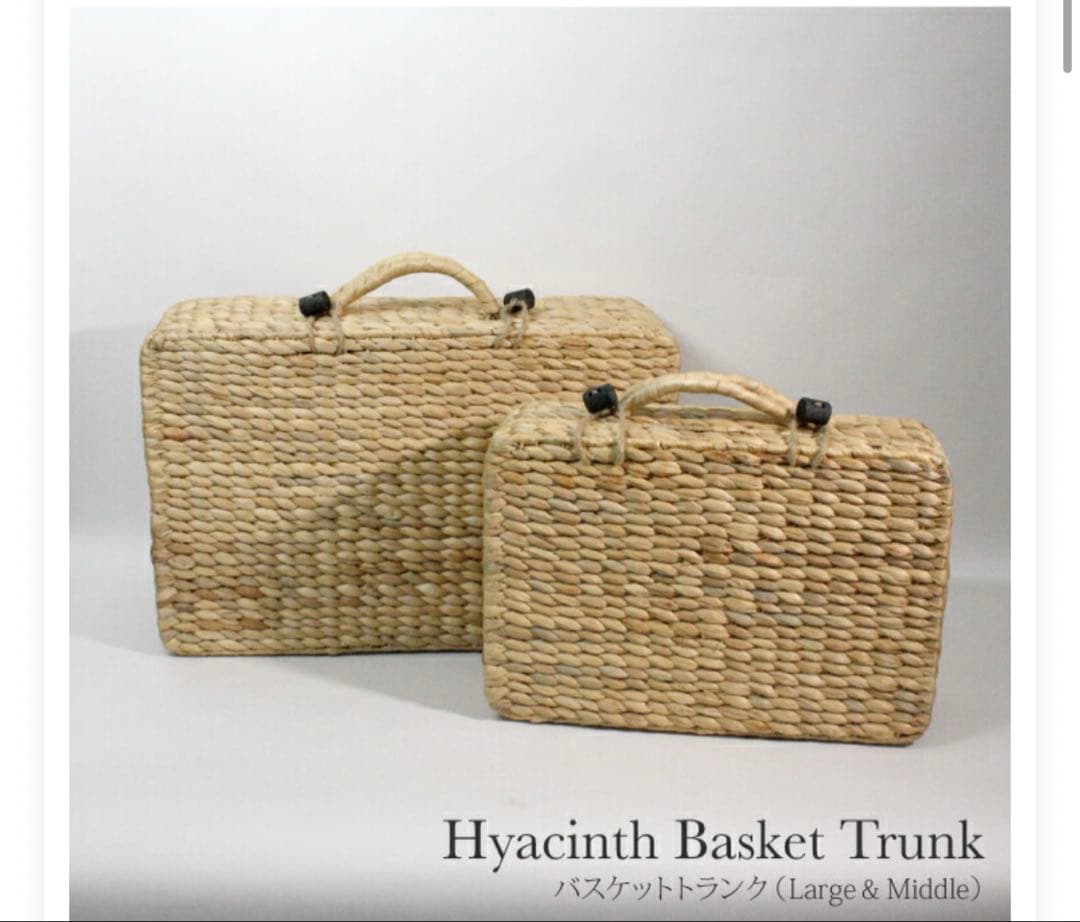 ウェルカムトランク　バスケット　撮影道具　撮影小物　ナチュラルテイスト