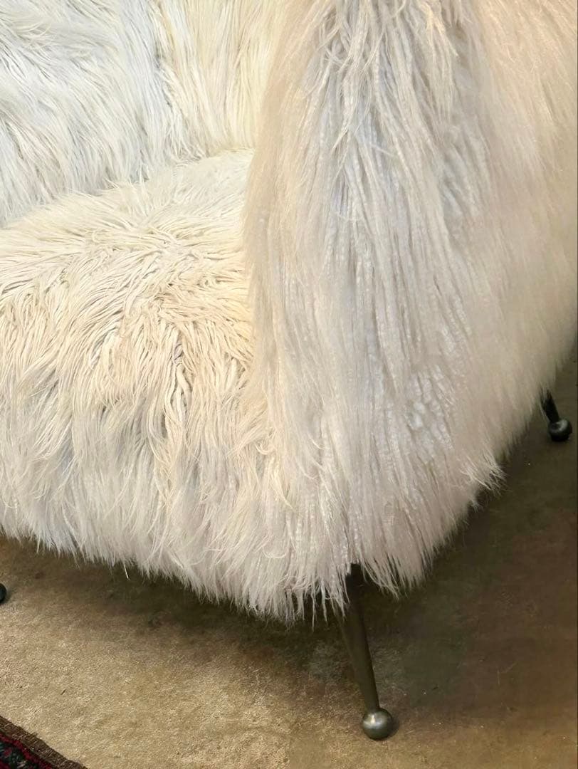 KARE ゴールドフィンガーホワイト アームチェア【monoroom町田】