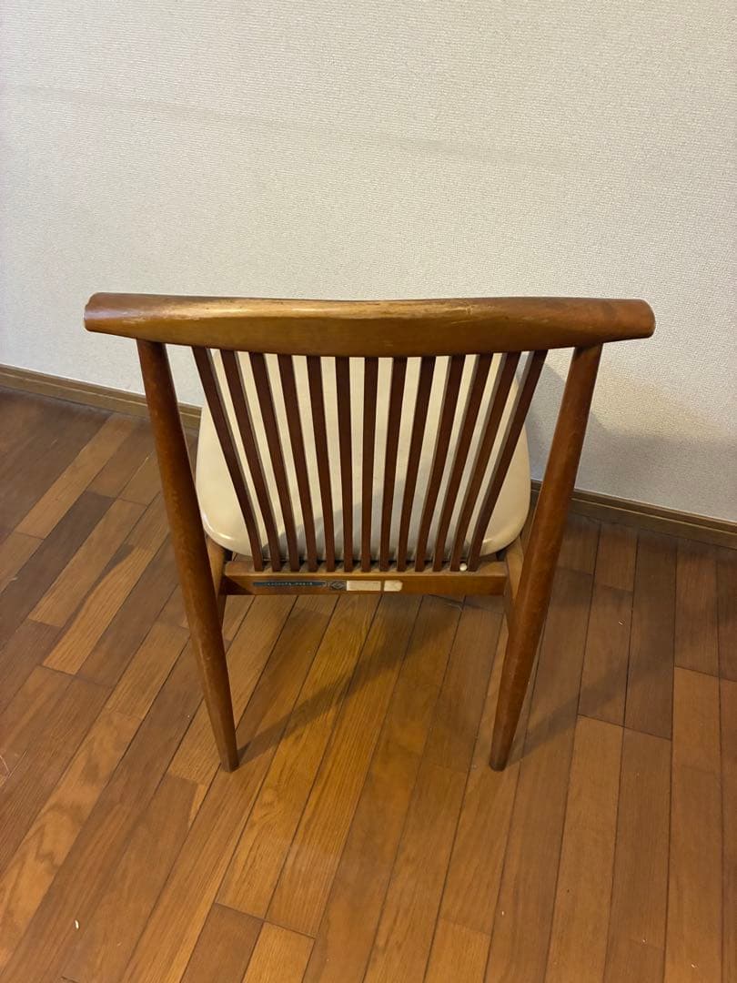 飛騨産業　ビンテージチェア　カリモク　北欧家具　レトロ　昭和　アンティーク家具