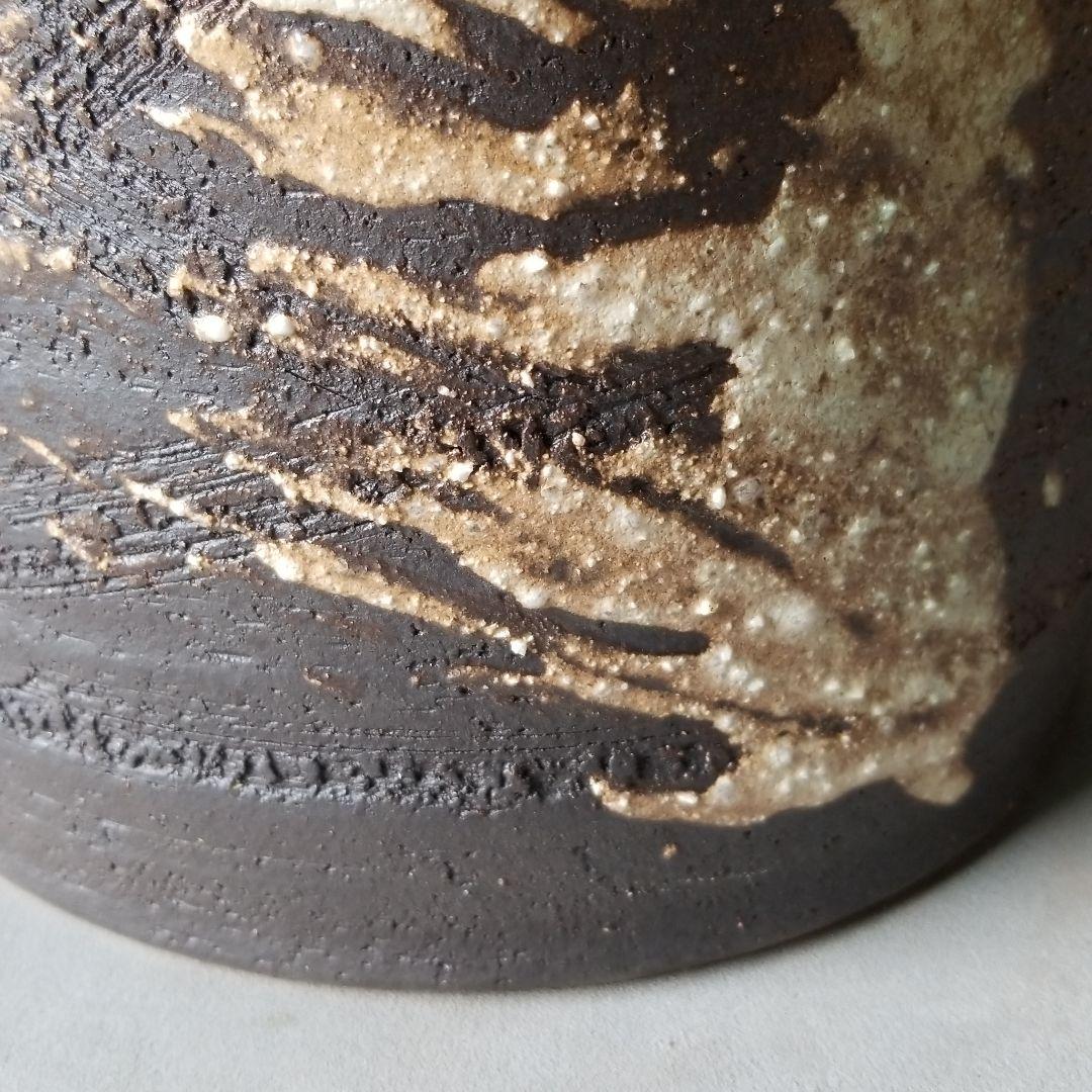 信楽焼 傘立て 古窯彩耳付 高さ４２cm