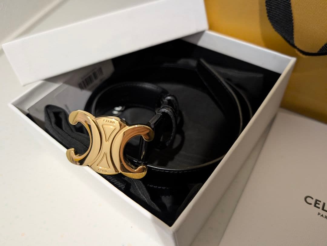 CELINE トリオンフ ベルト medium 25mm