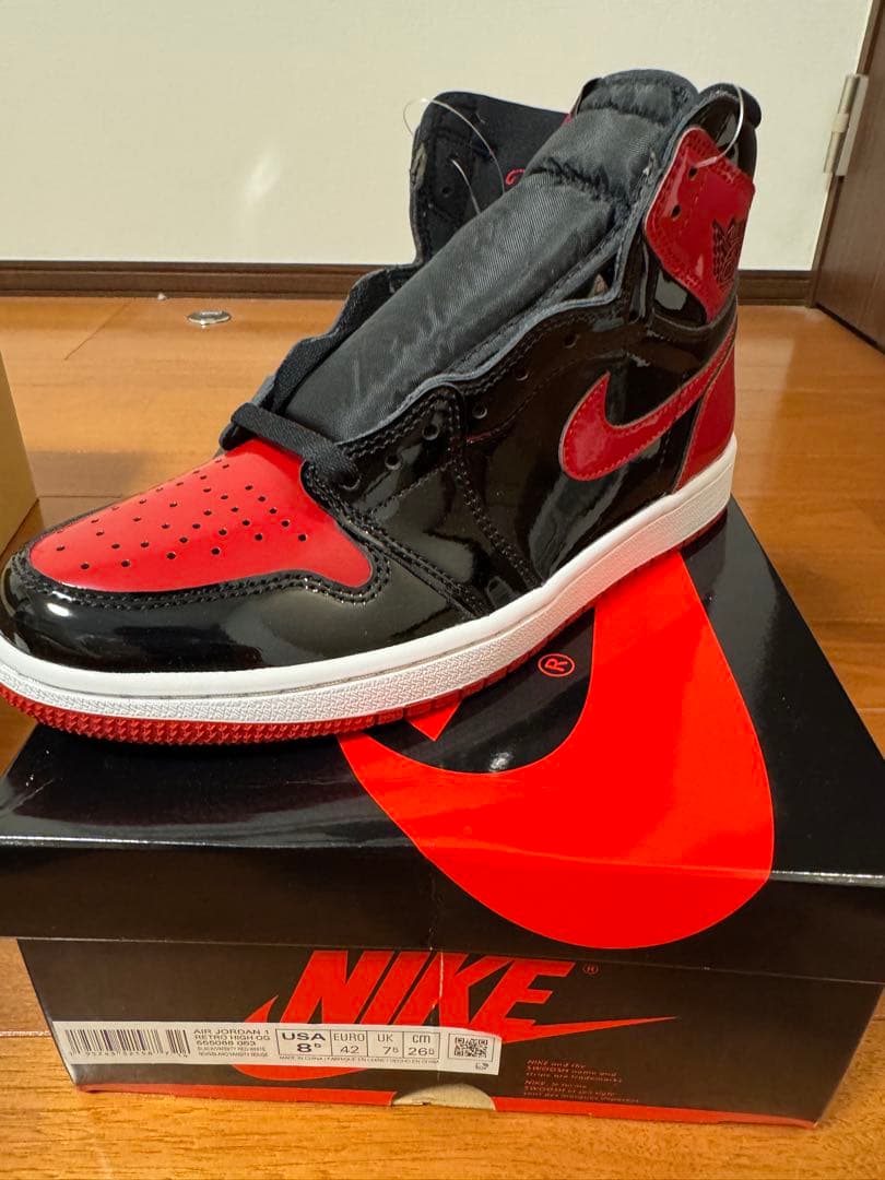 NIKE AIR JORDAN 1 ブラック/レッド ジョーダン1