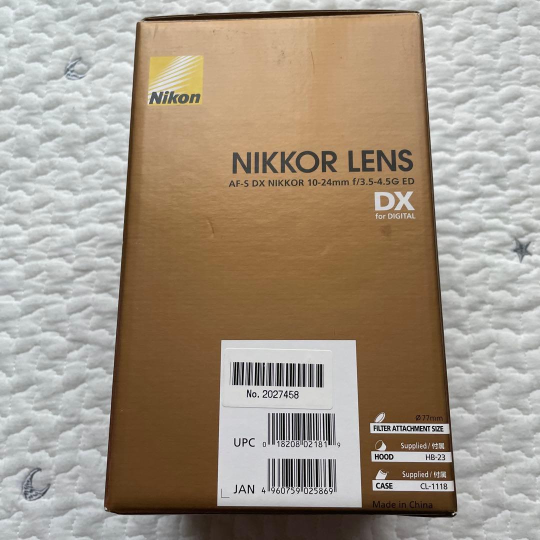 Nikon AF-S DX NIKKOR 10-24mm ニコン　レンズ　ズーム