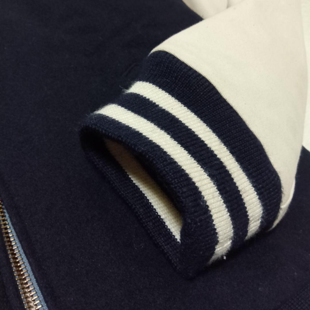 HRМ　BlueBlue　スタジャン　袖帆布　XL　日本製