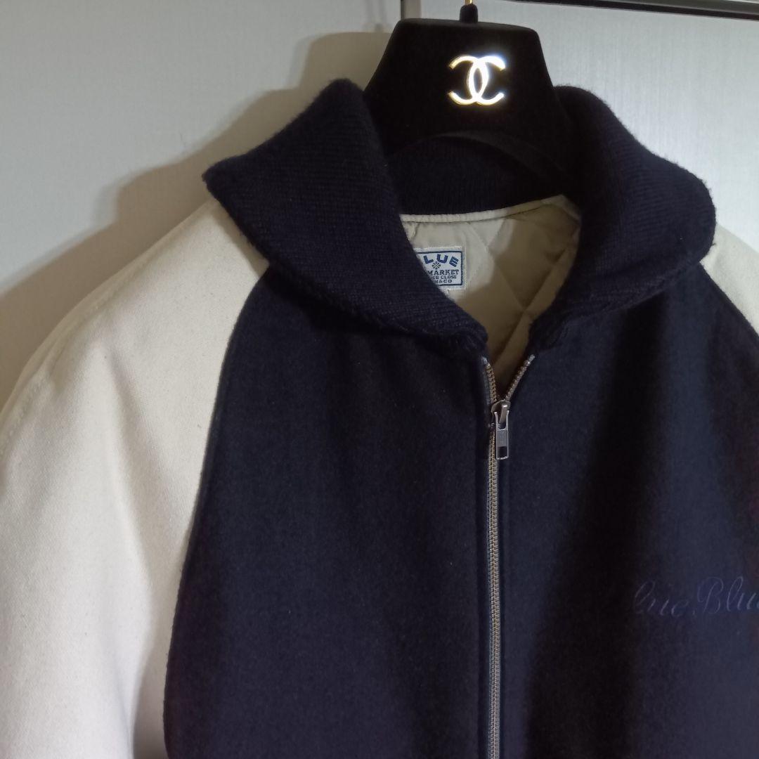 HRМ　BlueBlue　スタジャン　袖帆布　XL　日本製