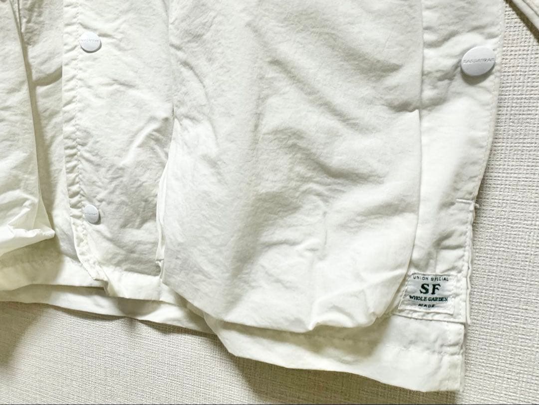 SASSAFRAS Digs Crew Bud Jacket ホワイト S