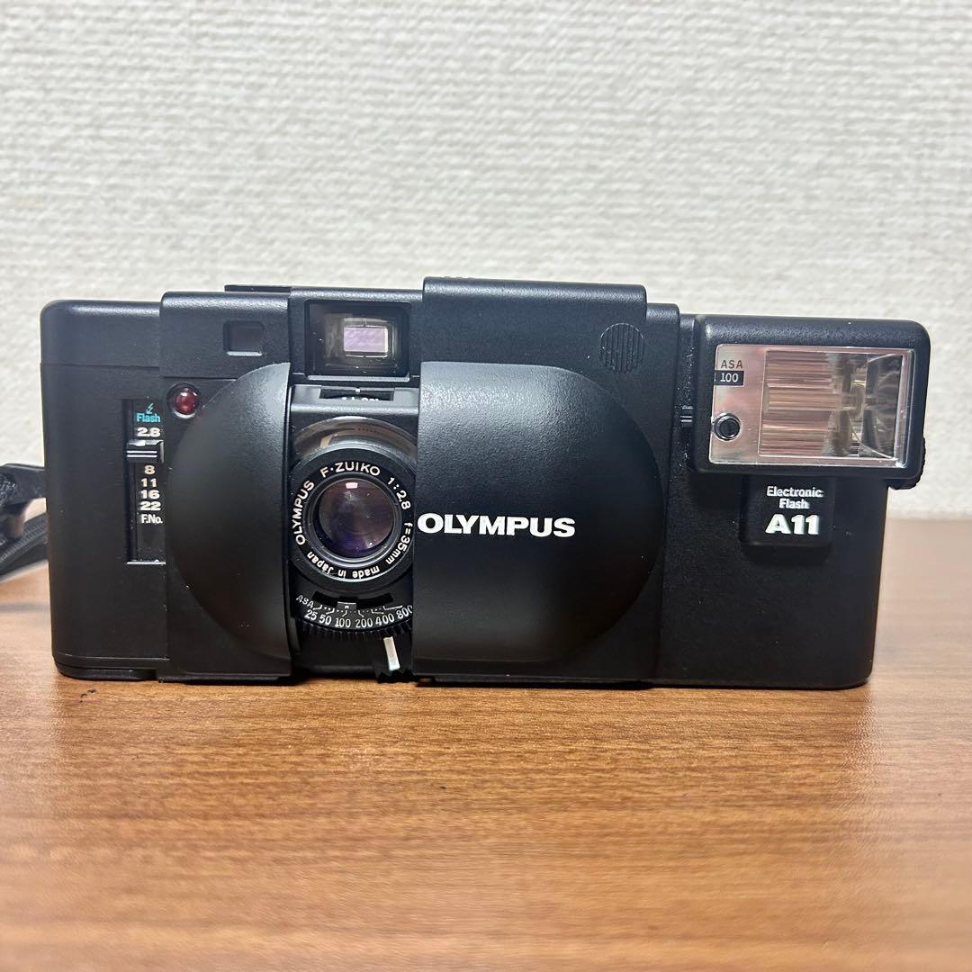 【完動美品】OLYMPUS オリンパス XA A11付き フィルムカメラ