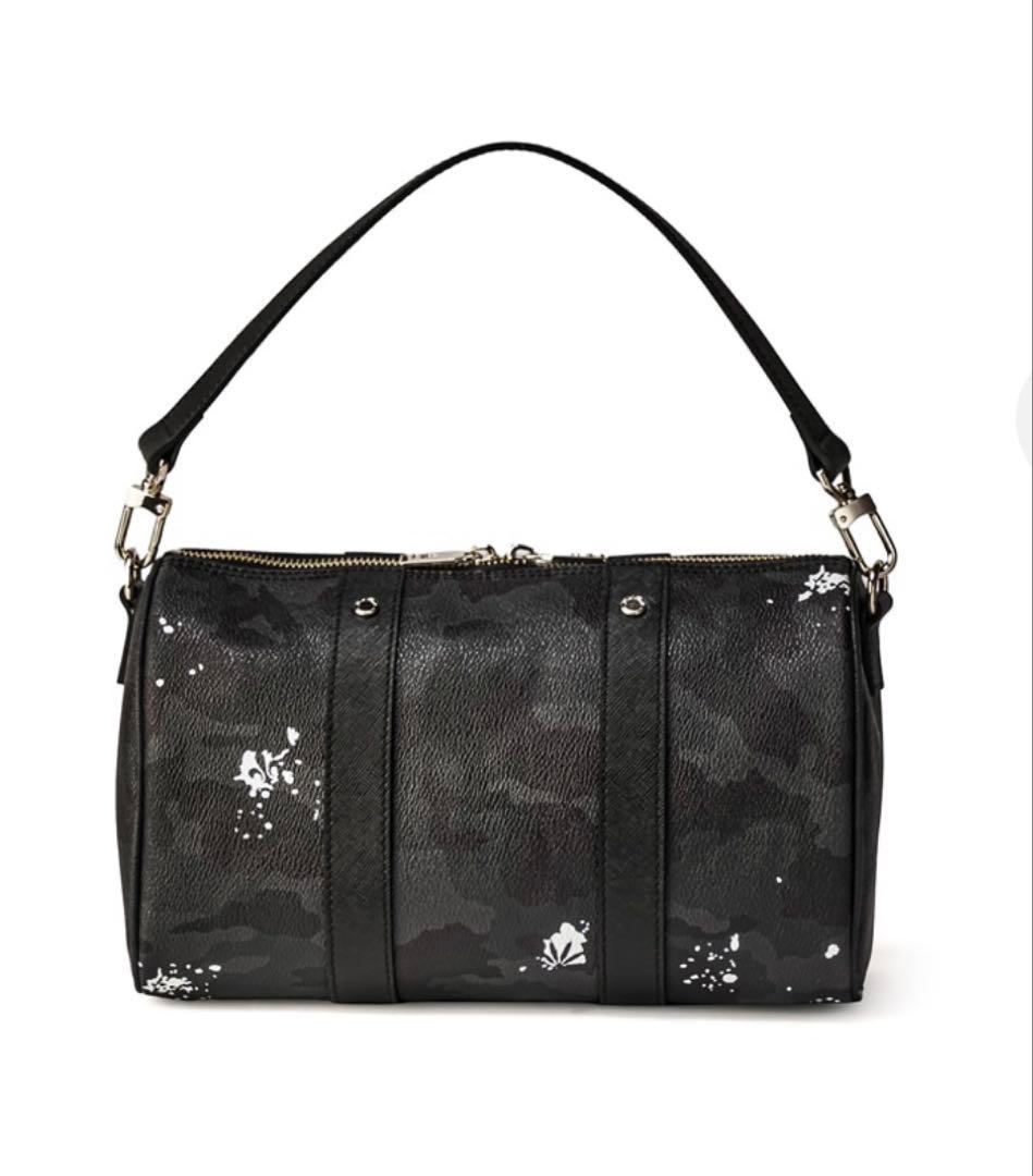 n*o様 【新品未使用】ペラフィネ×GB スカル ミニボストン 黒カモ