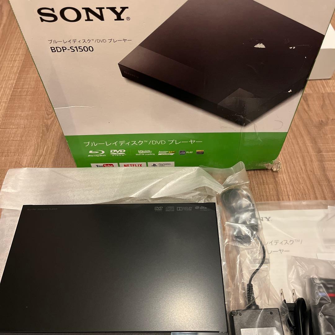 未使用 SONY BDP-S1500 ブルーレイ DVD プレーヤー