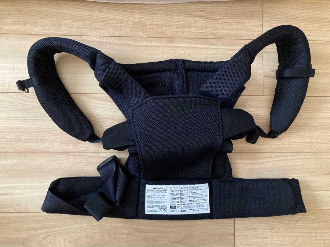 キューズベリー NICO 抱っこ紐 オールメッシュブラック