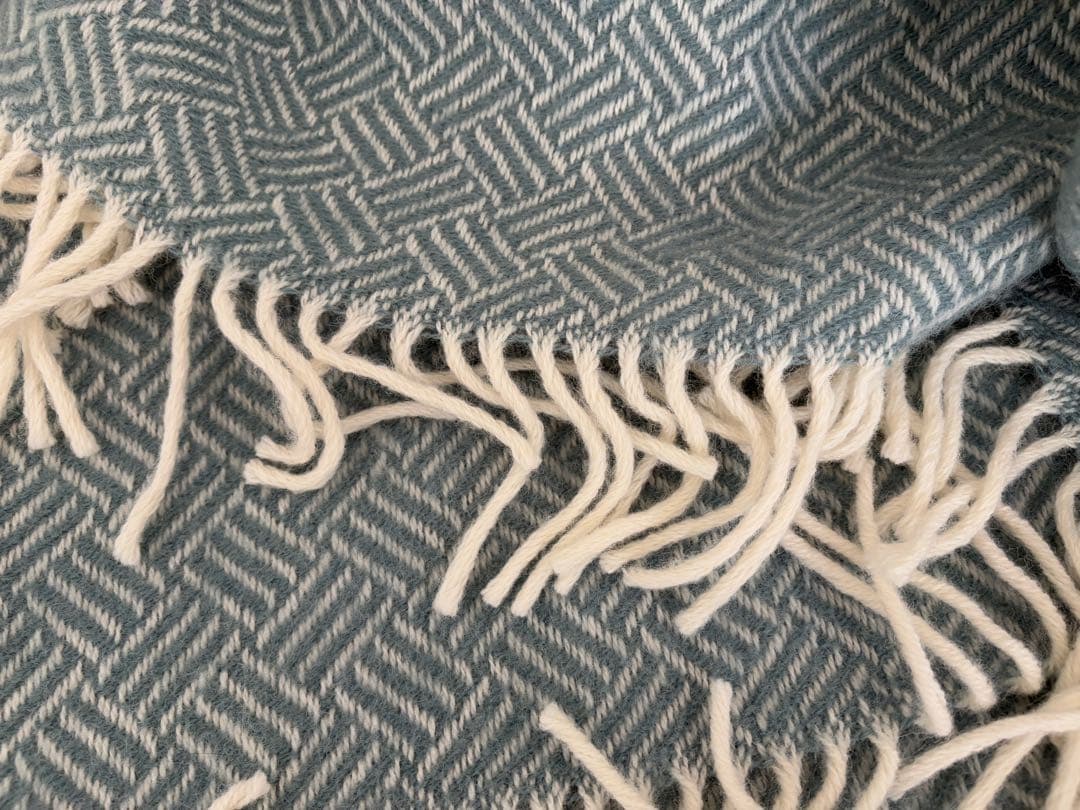 クリッパン KLIPPAN ブランケット ラムウール100%スローケット未使用