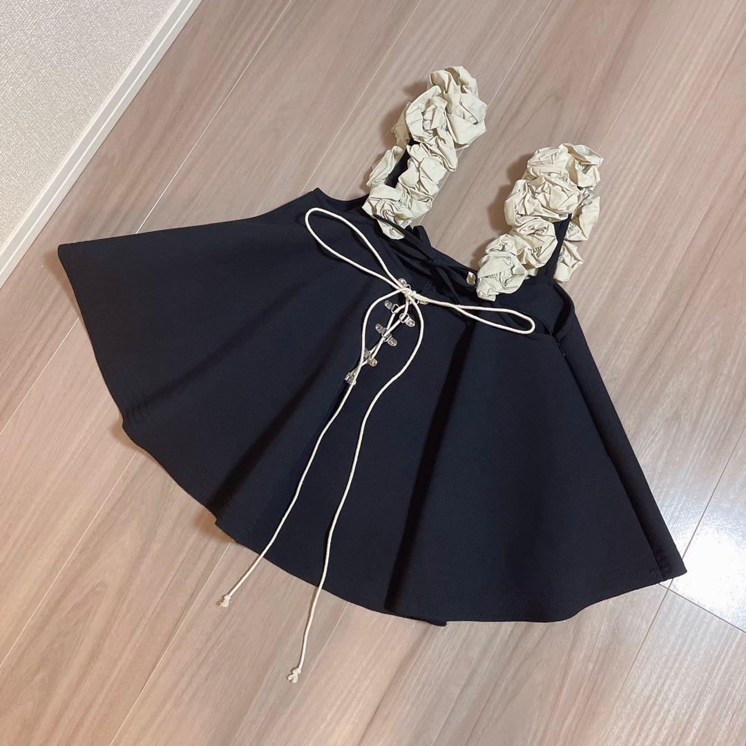 トップス MAISON SPECIAL Flower Strap 2way Tops