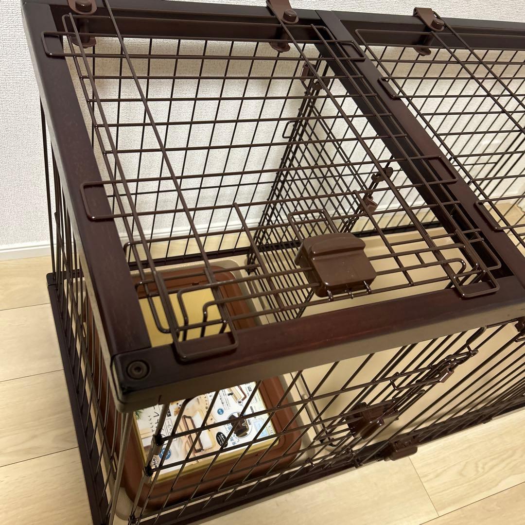 【新品未使用・屋根付き】ペティオ ドッグルームサークル スモール（犬用ケージ）