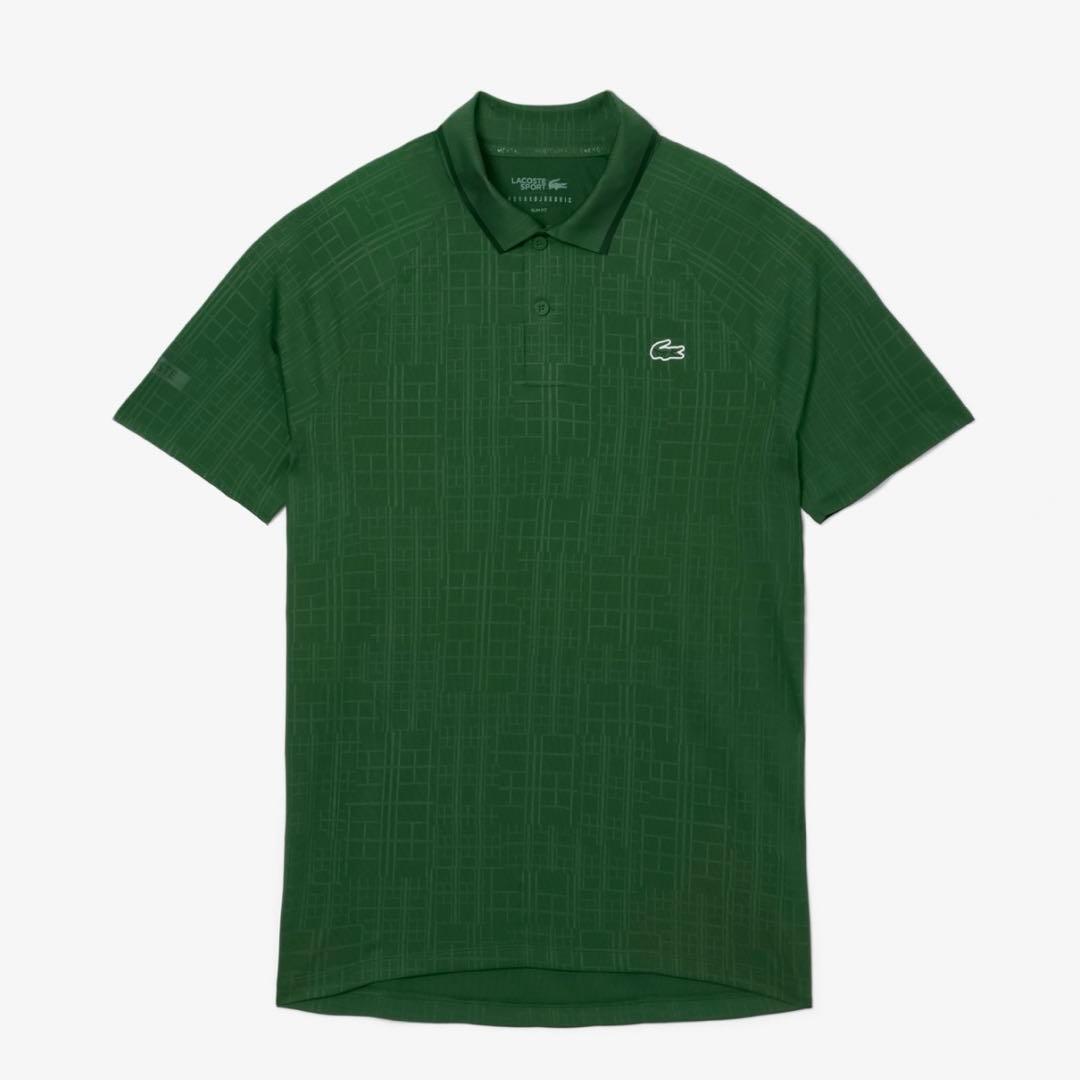 LACOSTE ラコステ ノバク ジョコビッチ テニスウェア ポロシャツ 緑