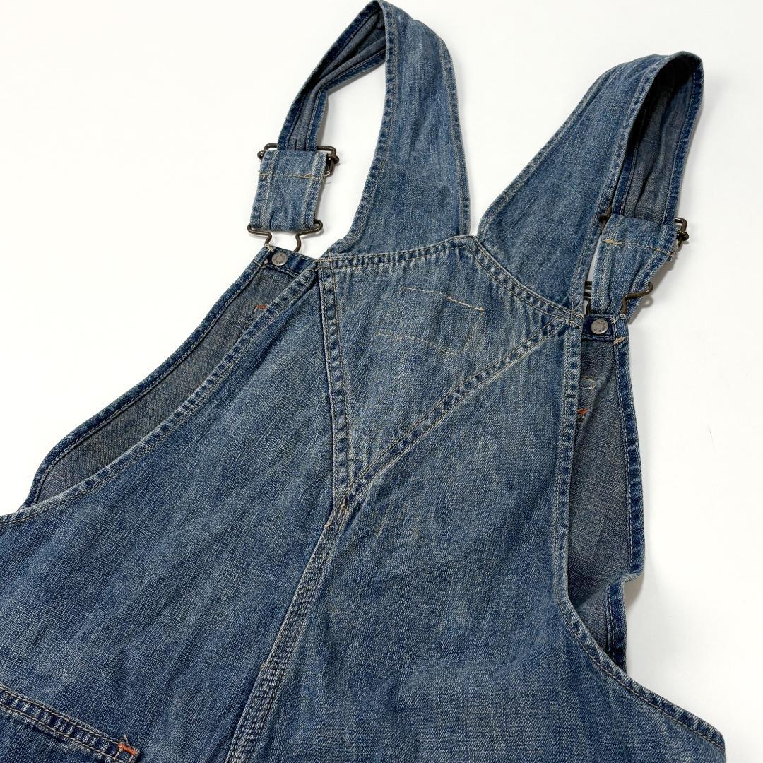 POLO RALPH LAUREN ヴィンテージ加工 デニムオーバーオール XS