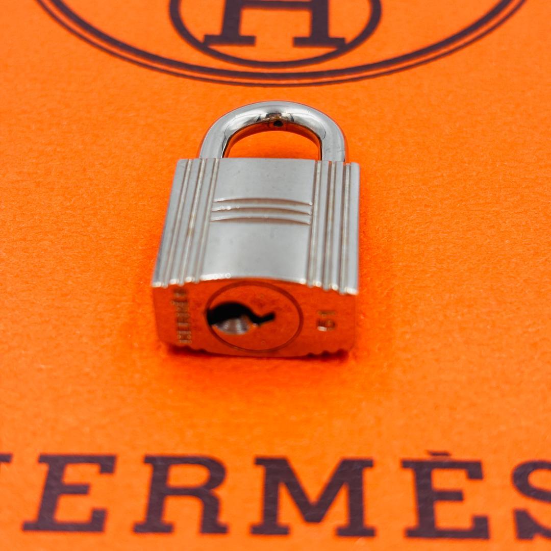 エルメス HERMES カデナ/南京錠 鍵セット No.51 シルバー 美品
