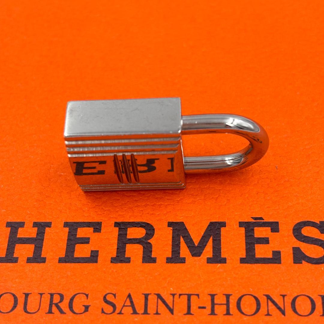 エルメス HERMES カデナ/南京錠 鍵セット No.51 シルバー 美品