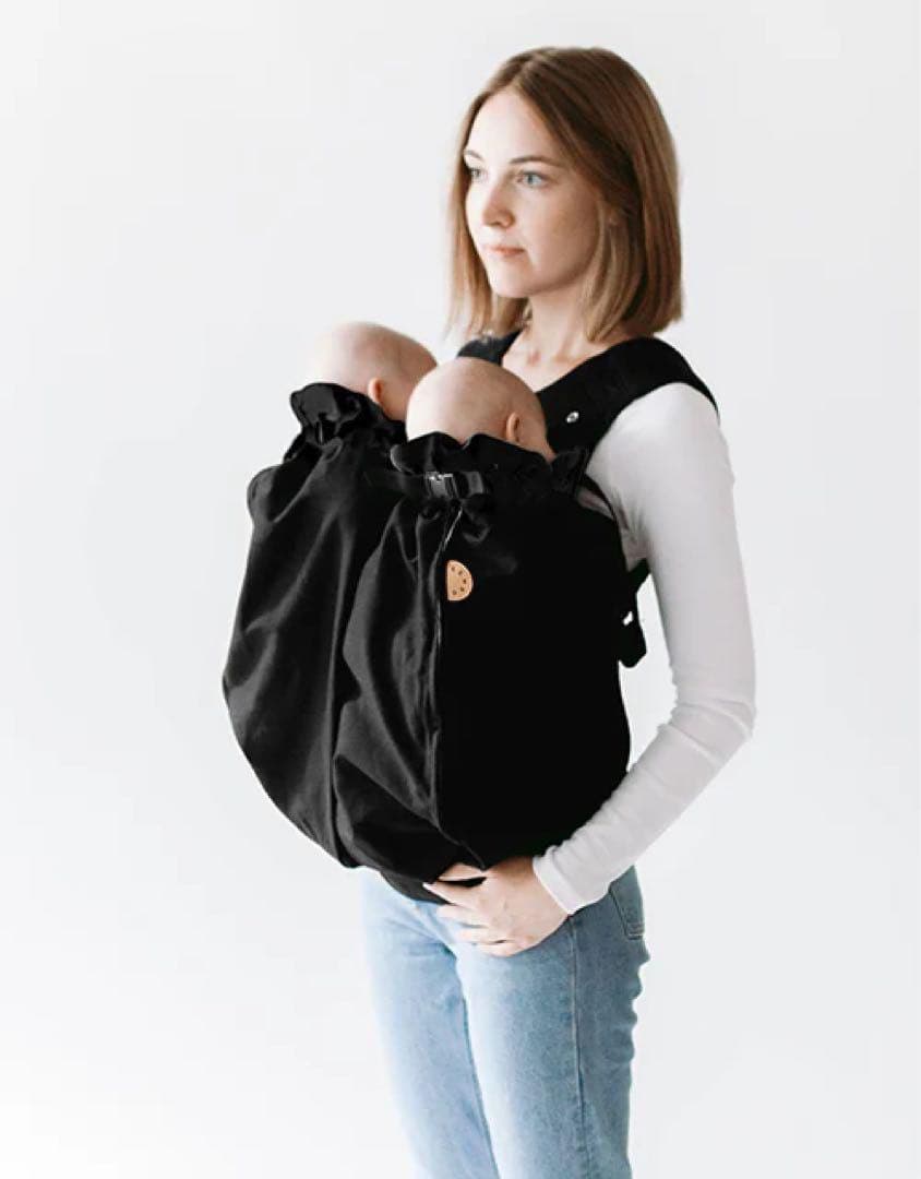 【美品】WEGO ツイン　抱っこ紐　ブラック