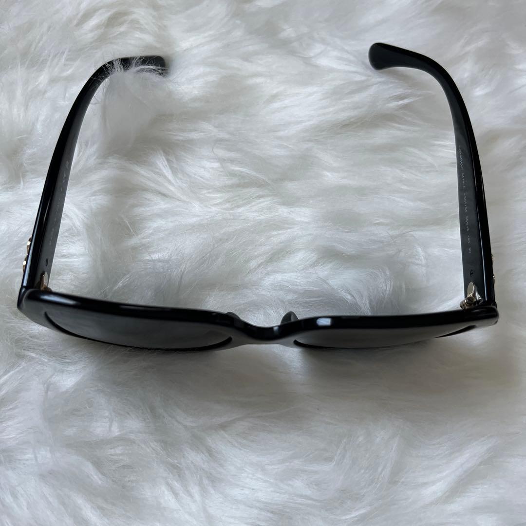 超美品 CHANEL サングラス スクエア型 ハートロゴ CCマーク 正規品