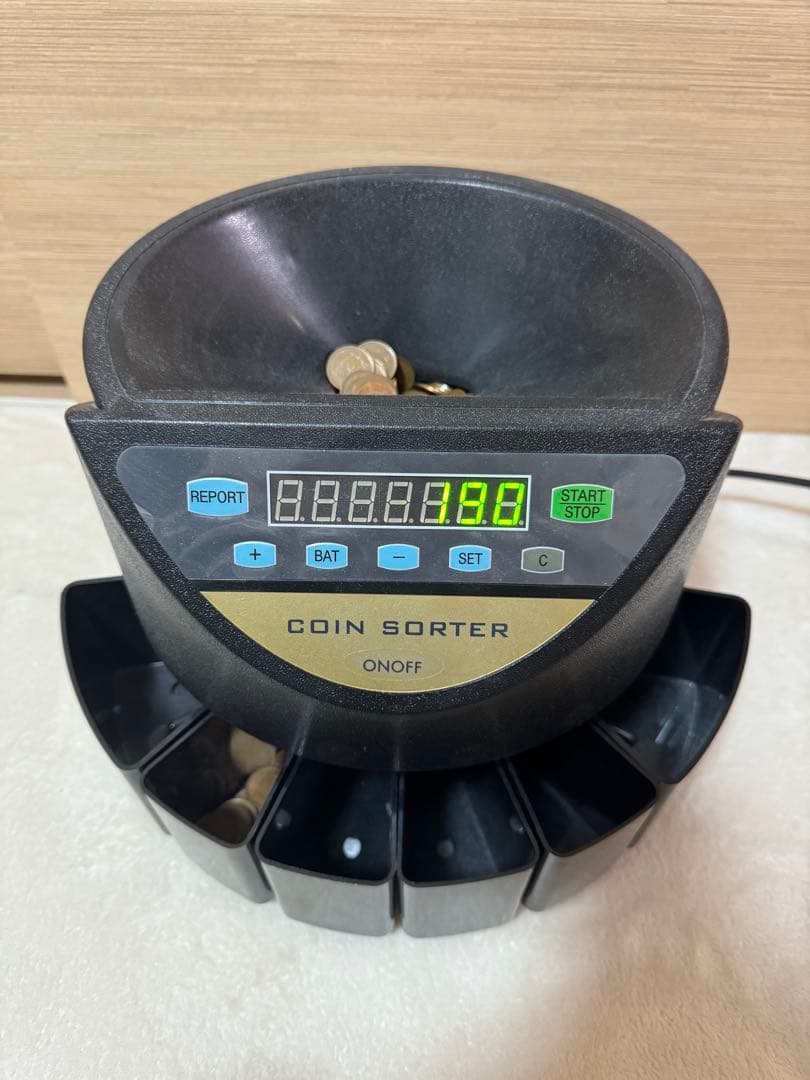 カウンター　自動仕分け機 ブラック