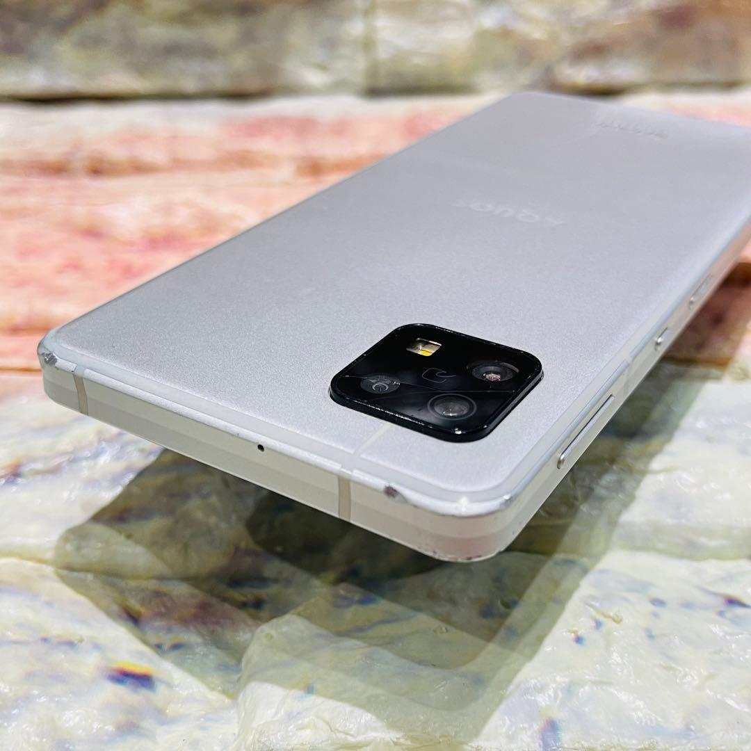 SIMフリー AQUOS sense6 128GB シルバー 電池良好