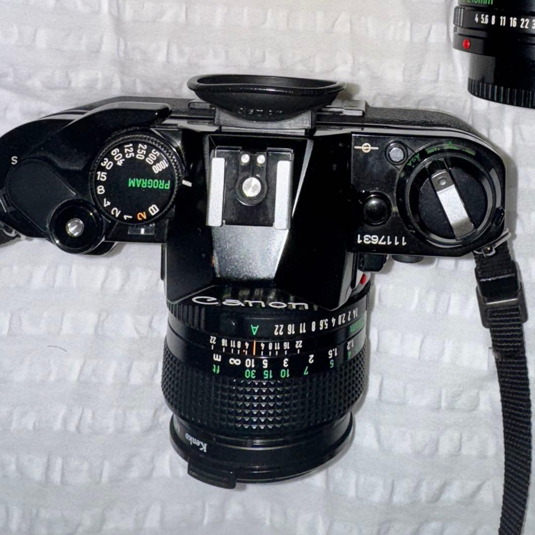 CANON AE-1 PROGRAM フラッシュ、レンズ付き