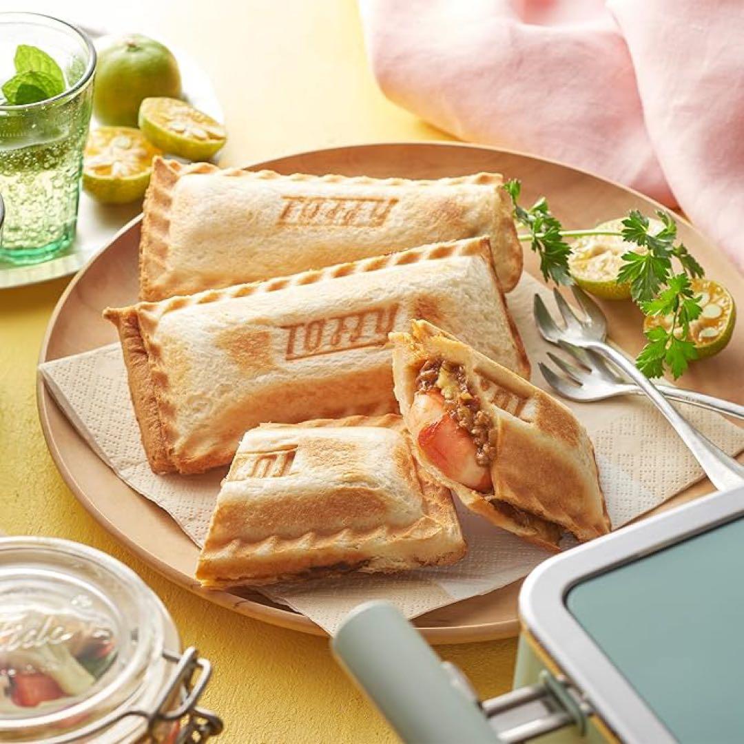 Toffy クォーターホットサンドメーカー K-HS6 別売プレート付き