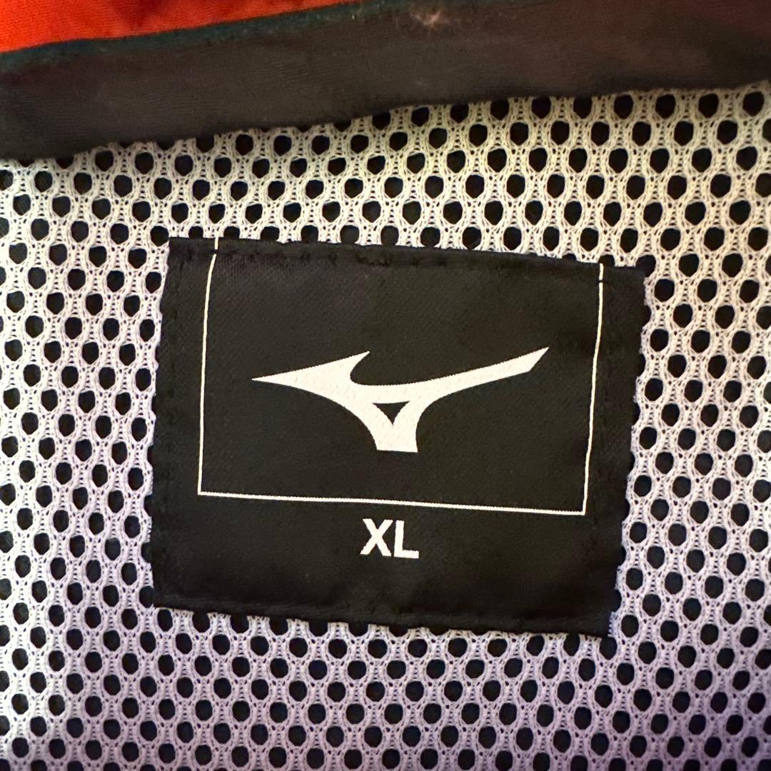 東山高校バスケ部Mizuno ナイロンジャケット 黒/赤