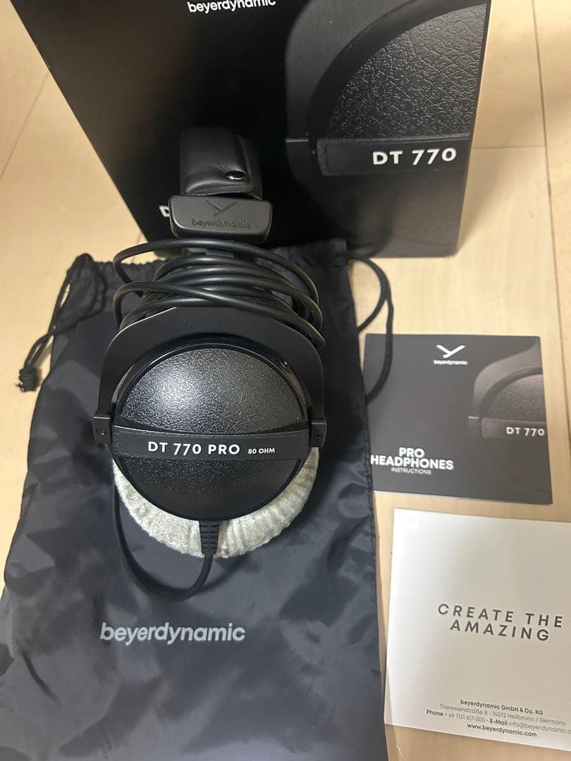 beyerdynamic DT 770 PRO 80Ω（値下げ交渉可能）