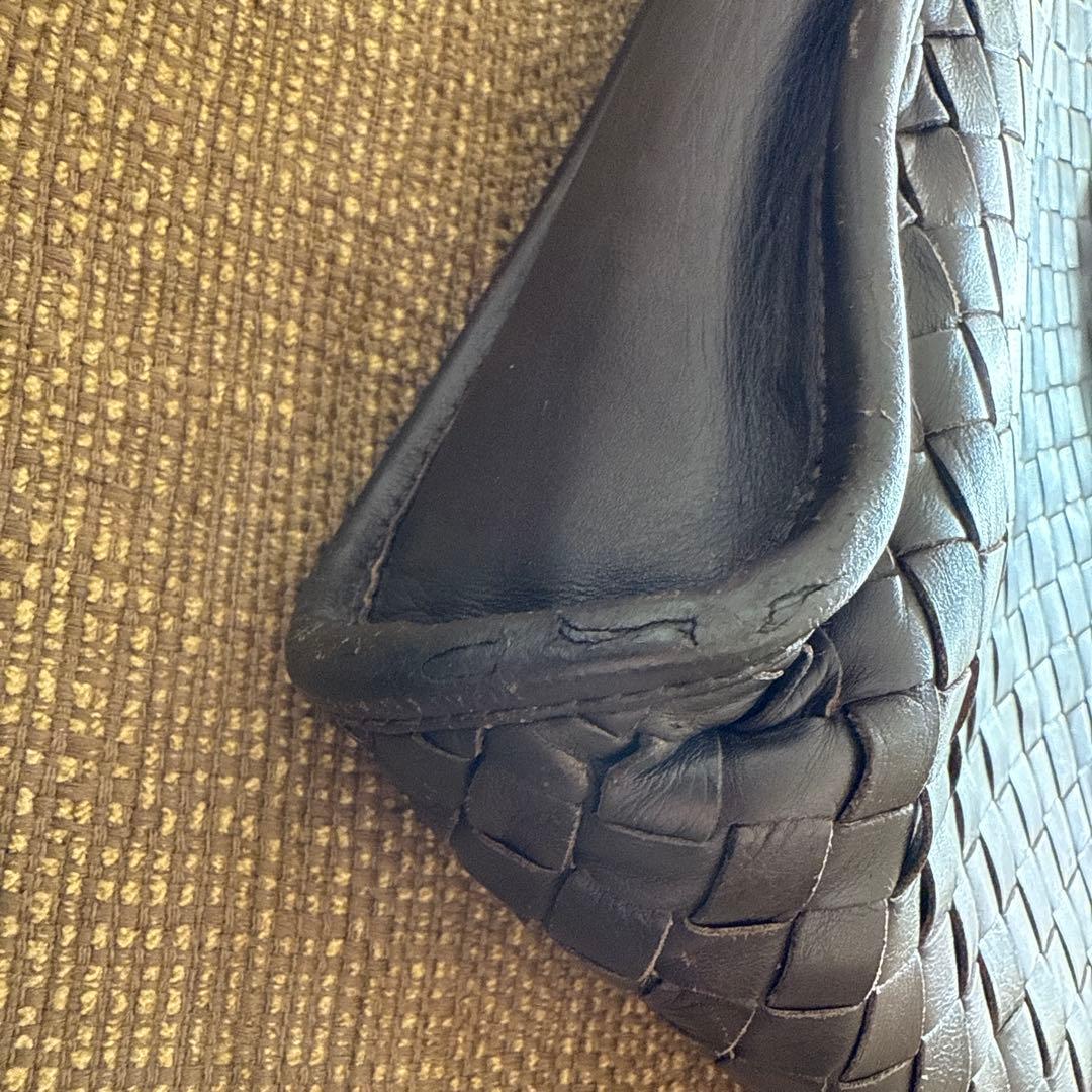 BOTTEGA VENETA 編み込みレザービジネスバッグ