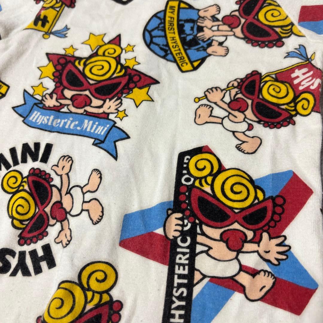 ヒステリックミニ　長袖　ロンパース　総柄　60 70 80 ベビー　4点セット