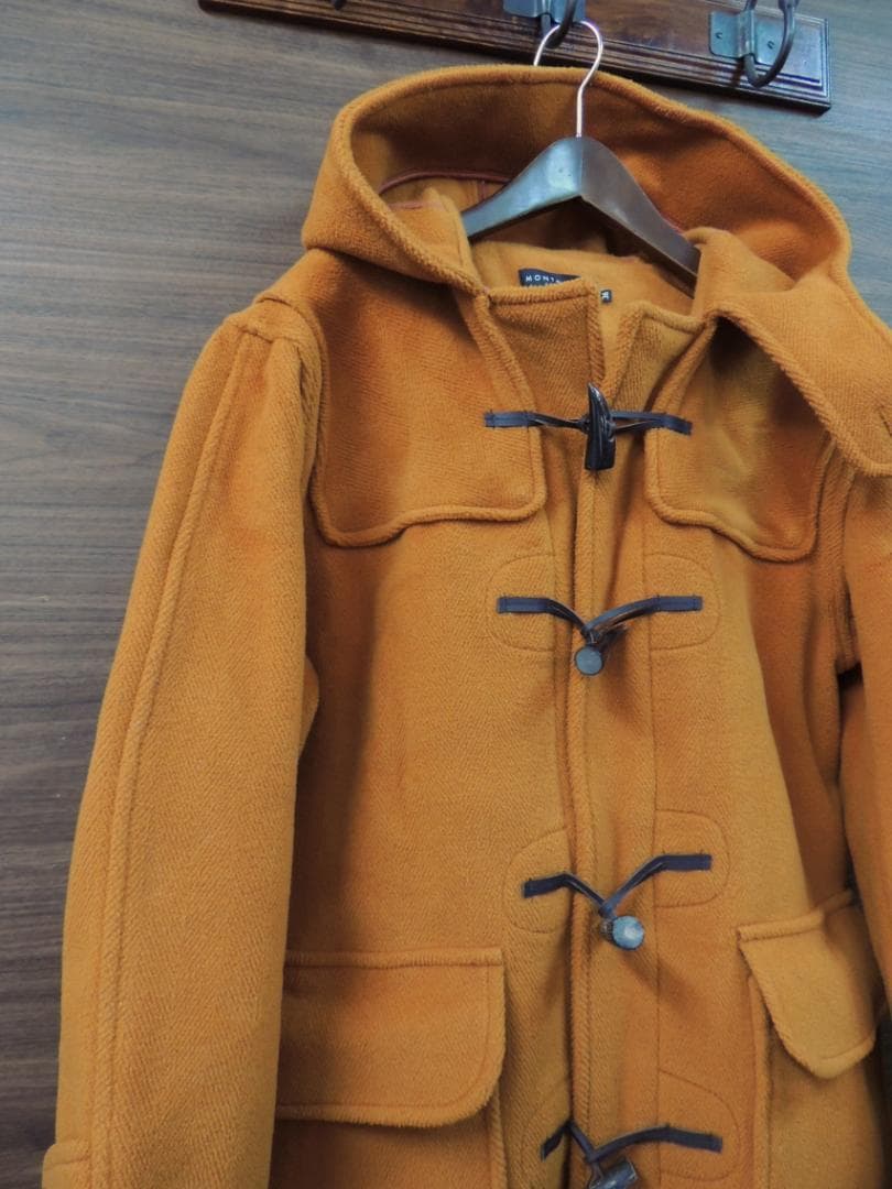 ビームス 別注 モンゴメリー ルーズフィット ダッフル コート 36 オレンジ