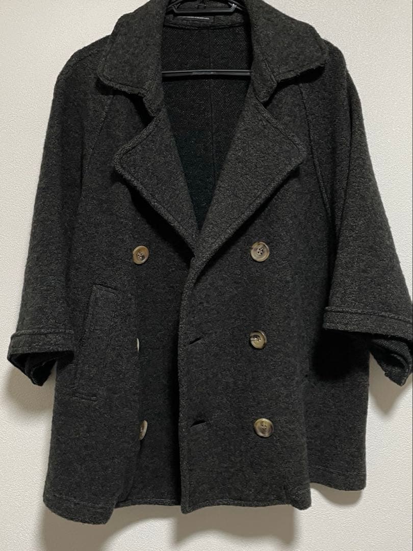 ☆Ｙ's☆ ダークグレー ダブルコート
