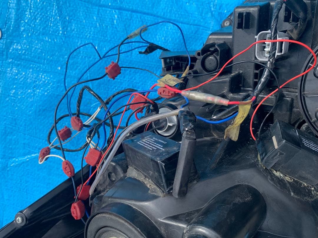 アルファード20後期　ヘッドライト　イカリング