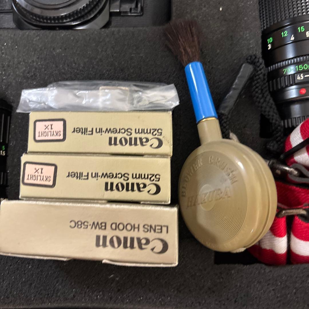 Canon AE-1 PROGRAM ケースセット　ジャンク品　インテリアなど