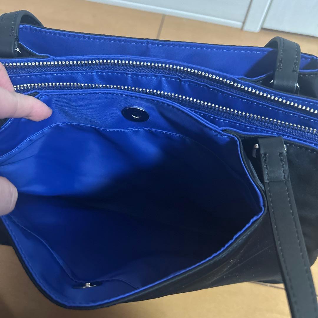 アニエスベー　ナイロンショルダーバッグ 黒　2way トートバッグ