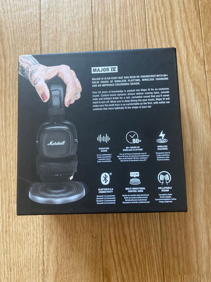 新品未使用 Marshall Major IV ワイヤレスヘッドホン