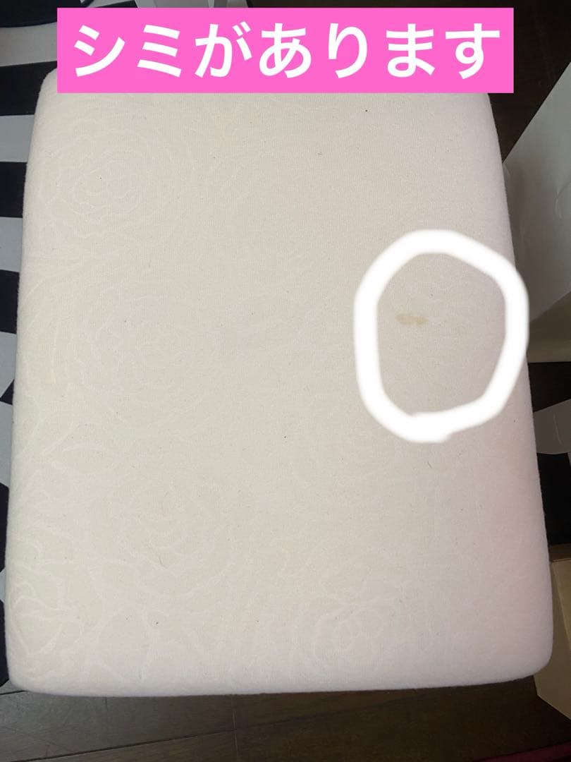 ロココ♦️ホワイトシャビー♦️猫脚ドレッサー＆スツール♦️フレンチ ローズ♦️送料込