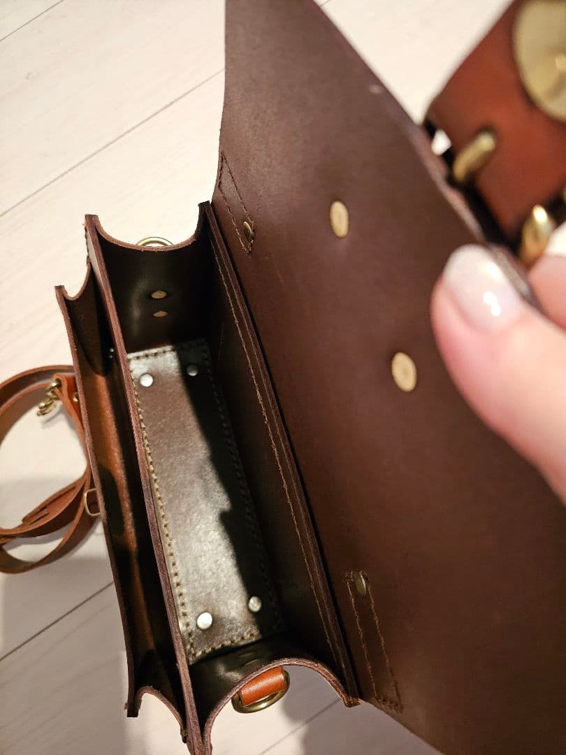 ヘルツ　コラージュバッグ チョコ