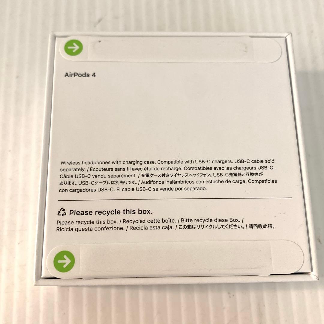 【新品未開封】Apple AirPods4 エアポッド4 M70905-1