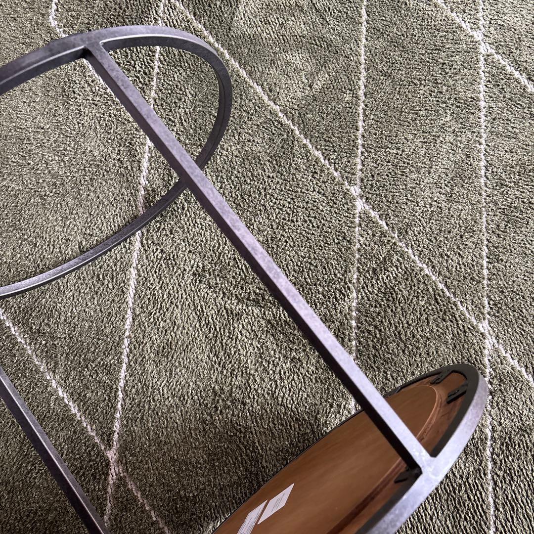 はちどり　クラッシュゲート　エルマ　サイドテーブル 50cm 真鍮